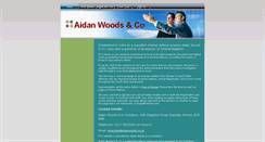 Desktop Screenshot of aidanwoods.co.uk