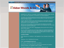 Tablet Screenshot of aidanwoods.co.uk